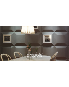 3d панель Artpole Choco Plutinum Гипс с виниловым покрытием 500*500*32 мм-foto4