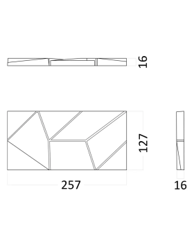 3d панель Artpole Origami Elementary Гипс-foto2