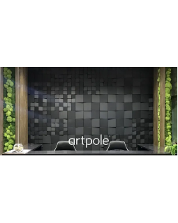 3d панель Artpole Kvadro Platinum Гипс с виниловым покрытием 100*200*100-200*30 мм-foto3