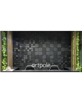 3d панель Artpole Kvadro Platinum Гипс с виниловым покрытием 100-200*100-200*30 мм-foto3