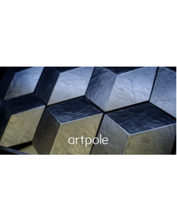3d панель Artpole Cube Platinum Гипс с виниловым покрытием 200*173*29-35 мм-foto10