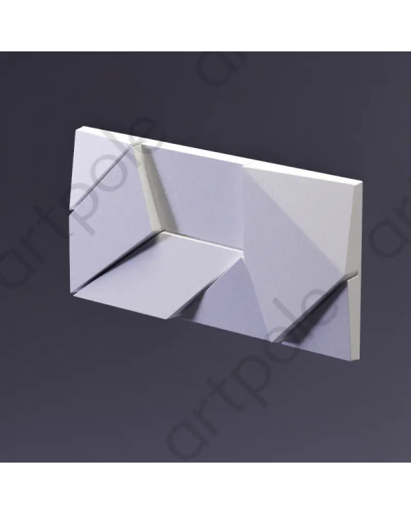 3d панель Artpole Origami Elementary Гипс
