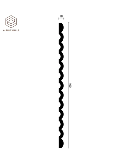 Стеновая панель Alpine Walls LineArt ECO7103 Полиуретан 2900*400*16 мм-foto2
