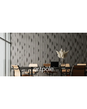 3d панель Artpole Stream Platinum Гипс с виниловым покрытием 330-537*130*35-40 мм-foto3