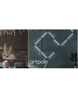 3D панель Artpole Pifagor Гипс 600*600*24 мм-foto4