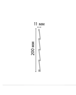Декоративная панель Decomaster D321 2900*200*11 мм-foto2