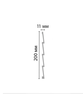 Декоративная панель Decomaster D321 2900*200*11 мм-foto2