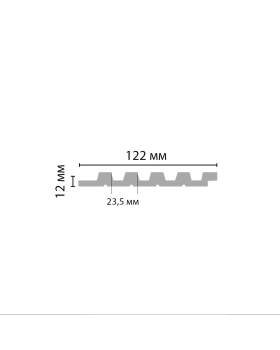 Декоративная панель Decomaster D317 2900*122*12 мм-foto2