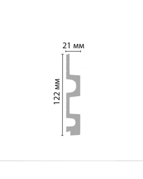 Декоративная панель Decomaster D302 (122*21*2900 мм)-foto2