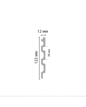 Декоративная панель Decomaster D316 2900*122*12 мм-foto2