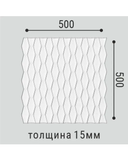 Стеновая панель Bello Deco СП 17 XPS Полимер 500*500*12 мм-foto2
