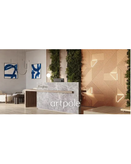 3D панель Artpole Pifagor Гипс 600*600*24 мм-foto2