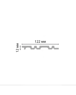 Декоративная панель Decomaster D318 2900*122*12 мм-foto2