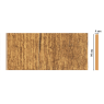 Декоративная панель Decomaster W10-4 (99*4*2400)
