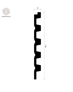 Стеновая панель Alpine Walls LineArt ECO3E2741 Полистирол 2900*118*12 мм-foto2