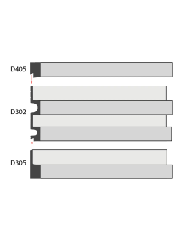 Декоративная панель Decomaster D302 (122*21*2900)-foto2