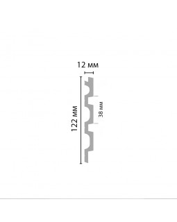 Декоративная панель Decomaster D316 2900*122*12 мм-foto2