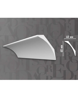 Плинтус потолочный Decomaster D212 ДМ(60*40*2000 мм)-foto2