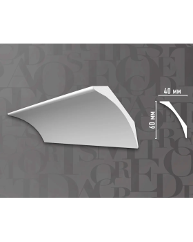 Плинтус потолочный Decomaster D212 ДМ(60*40*2000 мм)-foto2