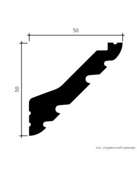 Карниз Европласт 6.50.703 Композит Новый 2000*51*48 мм-foto5