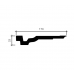 Карниз Европласт 1.50.268 Пенополиуретан 2000*32*170 мм