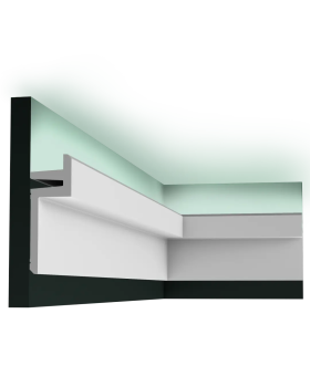 C382 Карниз для скрытого освещения L3 Orac Decor Полиуретан