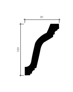Карниз Европласт 1.50.279 Пенополиуретан 2000*103*80 мм-foto4
