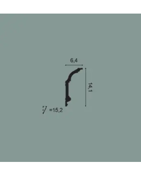 C339F Карниз гибкий Orac Decor Полиуретан-foto2