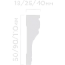 Карниз Hiwood T1060, T1090, T1011 Фитополимер Под покраску 2000*60-110*18-40 мм