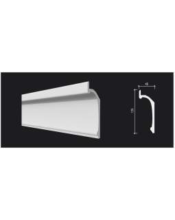 Карниз Decor Dizayn DD518 Полистирол 2000*125*45 мм-foto7