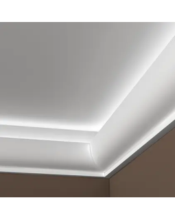 Карниз Европласт 1.50.220 Пенополиуретан 2000*127*122 мм-foto2