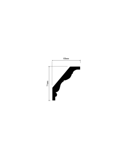 Карниз Hiwood A90 Полистирол Под покраску-foto2