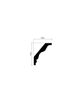 Карниз Hiwood A90 Полистирол Под покраску-foto2