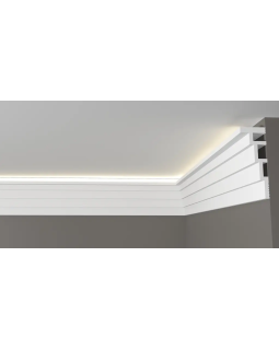 Карниз Decor Dizayn DD514 Полистирол 2000*120*43 мм-foto5