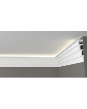 Карниз Decor Dizayn DD514 Полистирол 2000*120*43 мм-foto5