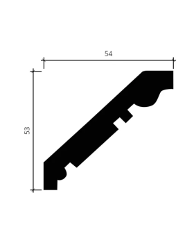 Карниз Европласт 1.50.207 Пенополиуретан 2000*52*55 мм-foto4