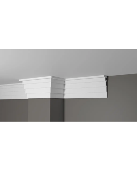 Карниз Decor Dizayn DD514 Полистирол 2000*120*43 мм-foto7