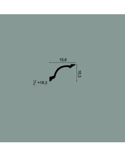 C217F Карниз гибкий Orac Decor Полиуретан-foto3