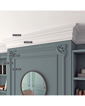 Карниз Bello Deco К10XPS Полимер 2000*100*70 мм-foto3