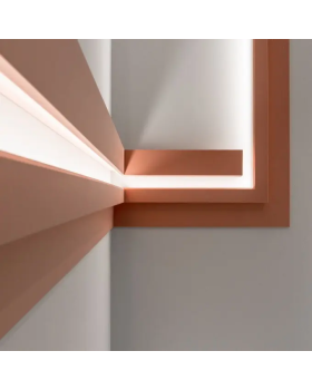 C381 Карниз для скрытого освещения L3 Orac Decor Полиуретан-foto2