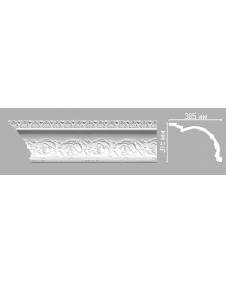 Плинтус потолочный с орнаментом Decomaster 95145 (315х385х2400мм)