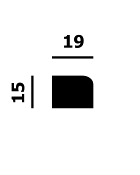 Многофункциональный профиль P202 Перфект Плюс XPS Полимер 2000*19*15 мм-foto2