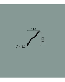 C333F Карниз гибкий Orac Decor Полиуретан-foto3