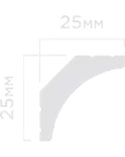 Карниз (галтель) Hiwood A35 Полистирол Под покраску-foto2