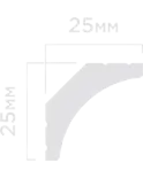 Карниз (галтель) Hiwood A35 Полистирол Под покраску-foto2