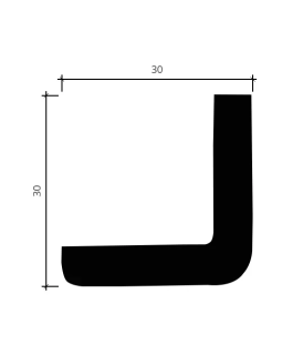 Карниз Европласт 1.50.156 гибкий Пенополиуретан 2000*30*30 мм-foto2