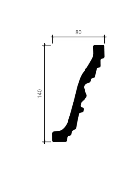 Карниз Европласт 1.50.503 Пенополиуретан 2000*139*79 мм-foto4