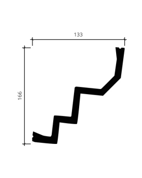 Карниз Европласт 1.50.260 Пенополиуретан 2000*166*133 мм-foto4
