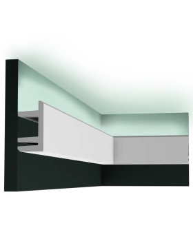 C381 Карниз для скрытого освещения L3 Orac Decor Полиуретан