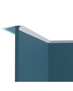 Многофункциональный профиль P201 Перфект Плюс XPS Полимер 2000*20*20 мм-foto3